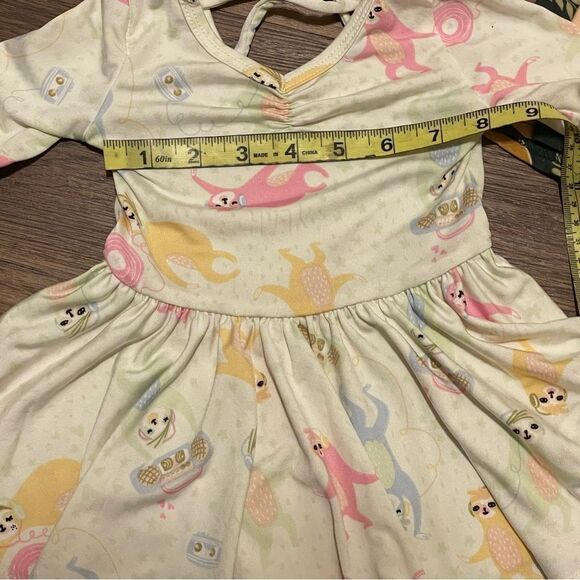 Dot Dot Smile 6 Ballet Style Dresses Multiple Patterns and Colors Size 6-12 mos - Picture 10 of 12